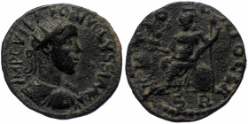 Pisidia. Antiochia. Volusian (251-253). AE (Bronze, 6.52g, 23mm).
Obv: IMP C VIB A P CALVSSIANO AVG, Radiate, draped and cuirassed bust right.
Rev: AN...