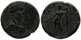 Pamphylia. Sillyum AE (Bronze, 8.88g, 25mm) Septimius Severus (193-211)
Obv: AV K Λ CЄΠ CЄOVHPOC Π, Laureate, draped and cuirassed bust right.
Rev: CI...