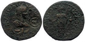 Pamphylia, Side AE 11 Assaria (Bronze, 29mm, 17.28g) Gallienus. (253-268) 
Obv: AVT KAI ΠO ΛIK ΓAΛΛIHNOC (?), Laureate, draped, and cuirassed bust rig...