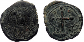 Anonymous Follis, time of Nicephorus III (ca 1078-1081) AE Follis (Bronze, 27mm, 7.51g) Class I, Constantinopolis. 
Obv: Bust of Christ facing, nimbat...