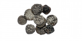 10 Medieval AR coins (Silver, ca. 8.5g)