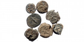 8 Byzantine lead seals (Lead, ca. 61g)