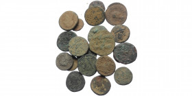 20 Ancient AE coins (Bronze,ca 124g)