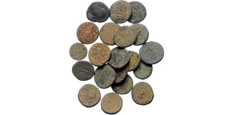 20 Ancient AE coins (Bronze,ca 149g)