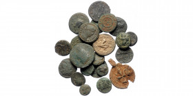 24 Ancient AE coins (Bronze,ca 93g)