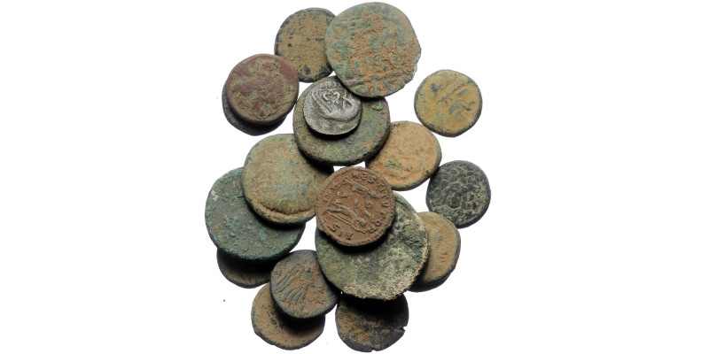 20 Ancient AE coins (Bronze,ca 198g)