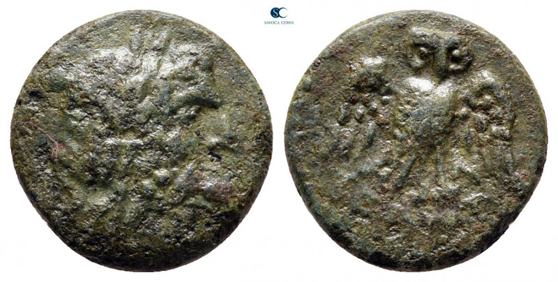 Lucania. Velia circa 300 BC. 
Bronze Æ

13 mm, 2,14 g



very fine