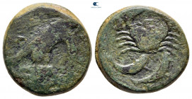 Sicily. Akragas circa 350-300 BC. Hexas Æ