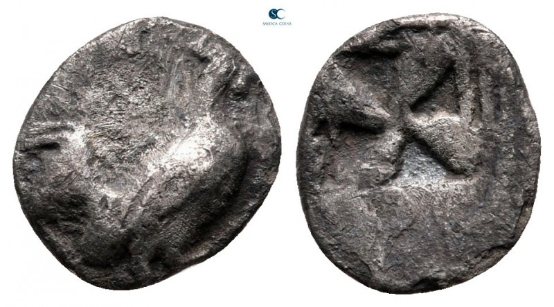 Sicily. Himera circa 530-483 BC. 
Litra AR

11 mm, 0,72 g



nearly very ...