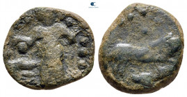 Sicily. Himera as Ila circa 408-407 BC. Hexas Æ