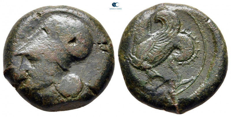 Sicily. Syracuse. Dionysios I 405-367 BC. 
Bronze Æ

20 mm, 8,27 g



nea...