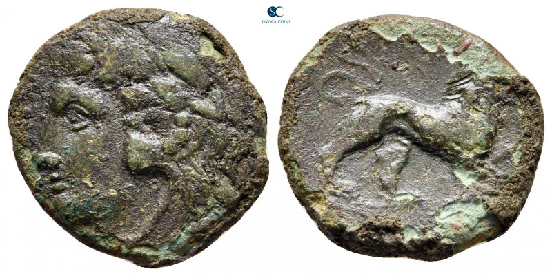 Sicily. The Mamertinoi circa 200 BC. 
Bronze Æ

18 mm, 3,15 g



nearly v...