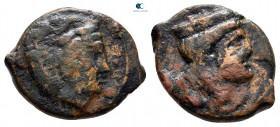 Sicily. Thermai Himerensis circa 350-300 BC. Bronze Æ