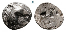 Macedon. Mende circa 510-480 BC. Tetartemorion AR
