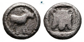 Macedon. Mende circa 480-450 BC. Hemiobol AR