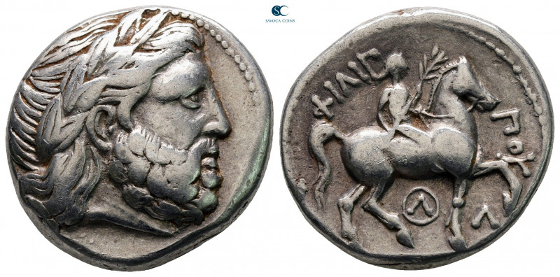 Kings of Macedon. Amphipolis. Philip II of Macedon 359-336 BC. 
Tetradrachm AR...