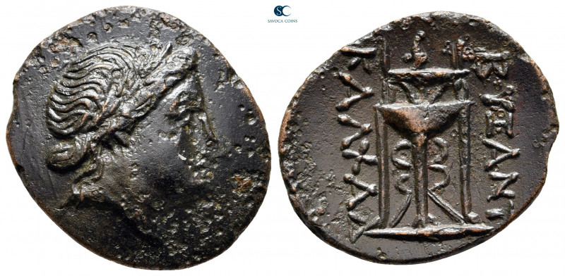 Thrace. Byzantion circa 300-100 BC. Alliance coinage with Kalchedon
Bronze Æ
...