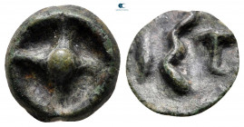 Moesia. Istrus circa 450-400 BC. Cast Coinage Æ