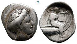 Euboea. Histiaia circa 338-304 BC. Tetrobol AR