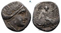 Euboea. Histiaia circa 300-100 BC. Tetrobol AR