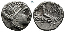 Euboea. Histiaia circa 300-100 BC. Tetrobol AR