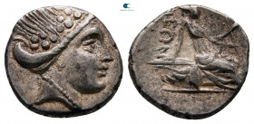 Euboea. Histiaia circa 300-100 BC. Tetrobol AR