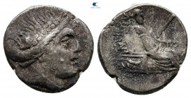 Euboea. Histiaia circa 300-100 BC. Tetrobol AR
