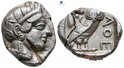 Attica. Athens circa 454-404 BC. Tetradrachm AR