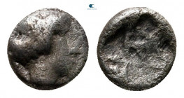 Asia Minor. Uncertain mint circa 450-400 BC. Tetartemorion AR
