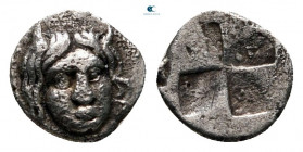 Western Asia Minor. Uncertain mint circa 500-400 BC. Hemiobol AR