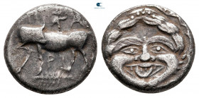 Mysia. Parion circa 400-300 BC. Hemidrachm AR
