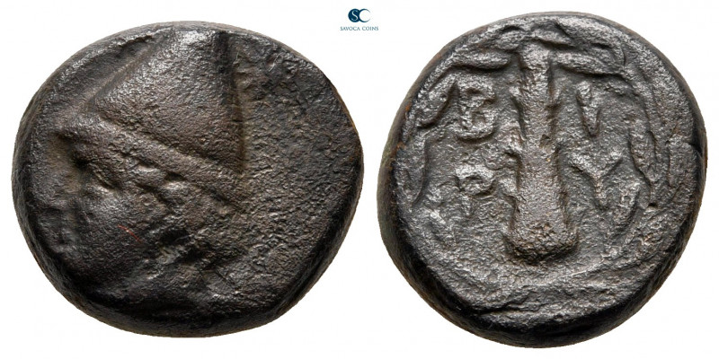 Troas. Birytis circa 350-300 BC. 
Bronze Æ

16 mm, 6,04 g



nearly very ...