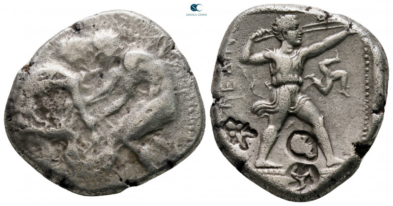 Pamphylia. Aspendos circa 380-325 BC. 
Stater AR

23 mm, 10,79 g



very ...
