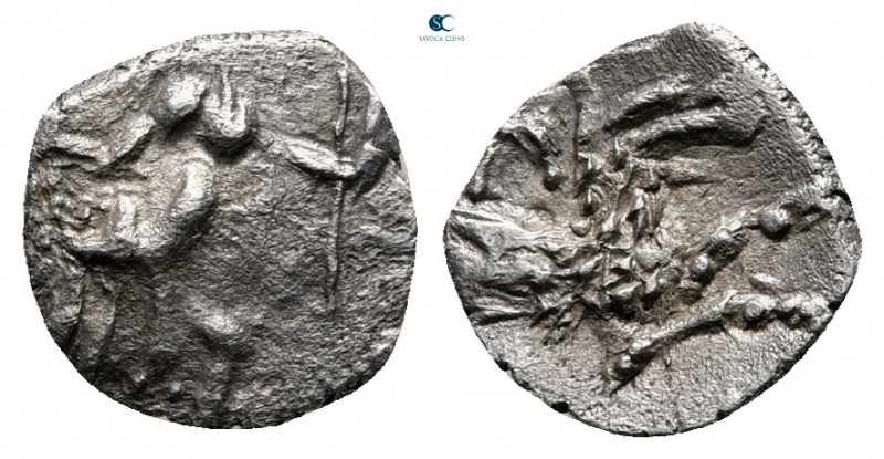 Lycaonia. Laranda circa 324-323 BC. 
Obol AR

10 mm, 0,43 g



very fine