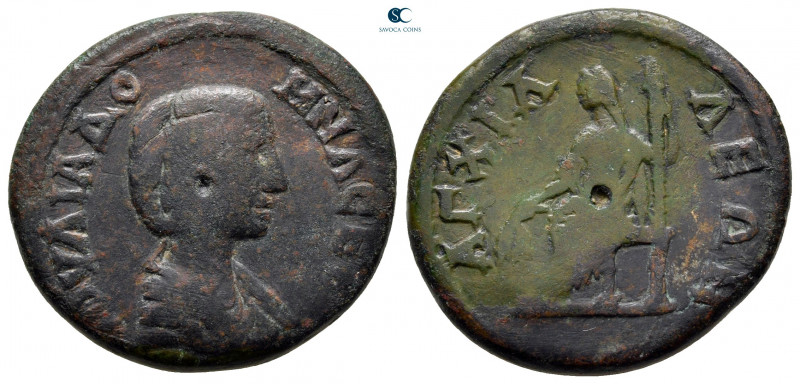 Thrace. Anchialos. Julia Domna. Augusta AD 193-217. 
Bronze Æ

25 mm, 8,28 g...