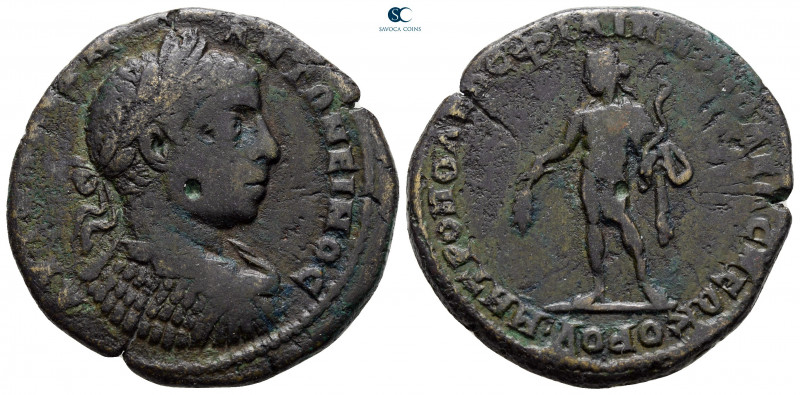 Thrace. Philippopolis. Elagabal AD 218-222. 
Bronze Æ

29 mm, 14,63 g



...