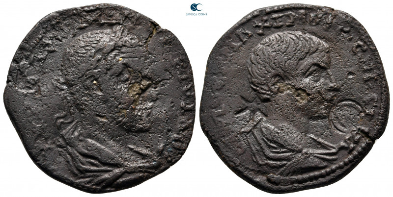 Cilicia. Ninika - Klaudiopolis. Maximinus I and Maximus Caesar AD 235-238. 
Bro...