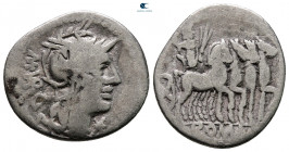 M. Vargunteius 130 BC. Rome. Denarius AR
