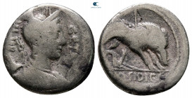 C. Hosidius C. f. Geta 64 BC. Rome. Denarius AR