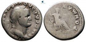 Vespasian AD 69-79. Rome. Denarius AR