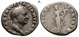 Vespasian AD 69-79. Rome. Denarius AR