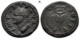 Vespasian AD 69-79. Rome. Quadrans Æ