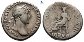 Hadrian AD 117-138. Rome. Denarius AR