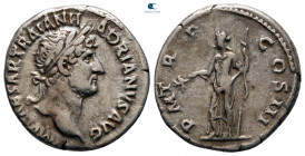 Hadrian AD 117-138. Rome. Denarius AR