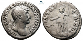 Hadrian AD 117-138. Rome. Denarius AR