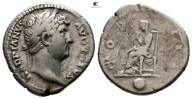 Hadrian AD 117-138. Rome. Denarius AR