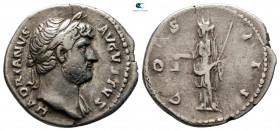 Hadrian AD 117-138. Rome. Denarius AR