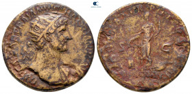 Hadrian AD 117-138. Rome. Dupondius Æ