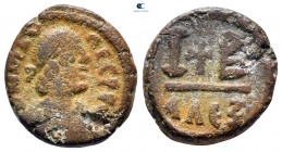 Maurice Tiberius AD 582-602. Alexandria. 12 Nummi Æ