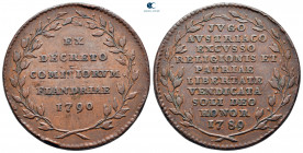 Belgium.  AD 1790. Medal CU